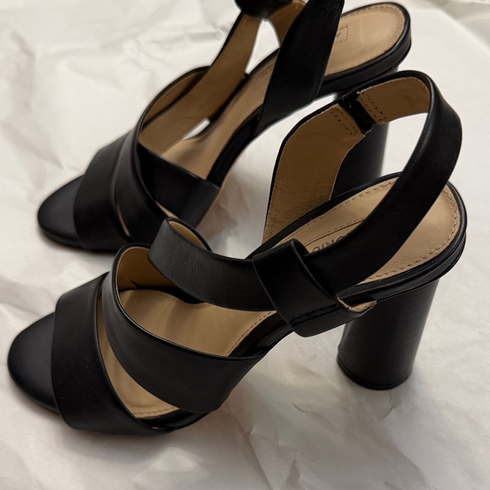 ANTONIO MELANI Black Strappy Heels